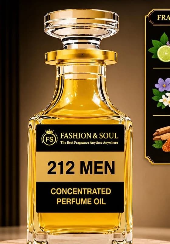 212 Men concentrated perfume oil by Fashion & Soul